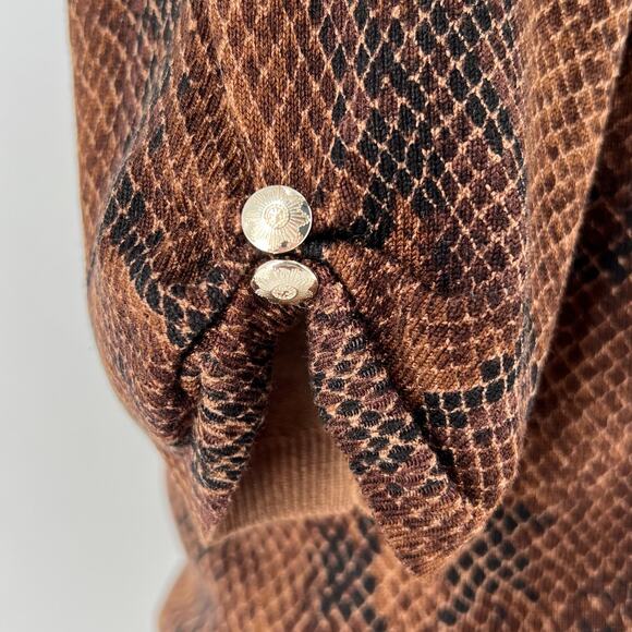 WHBM brown snake print sweater - Picture 6 of 9